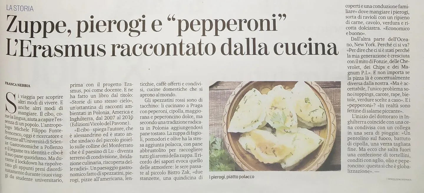 Zuppe, pierogi e "pepperoni", l'Erasmus raccontato dalla cucina Zuppe, pierogi e "pepperoni", l'Erasmus raccontato dalla cucina